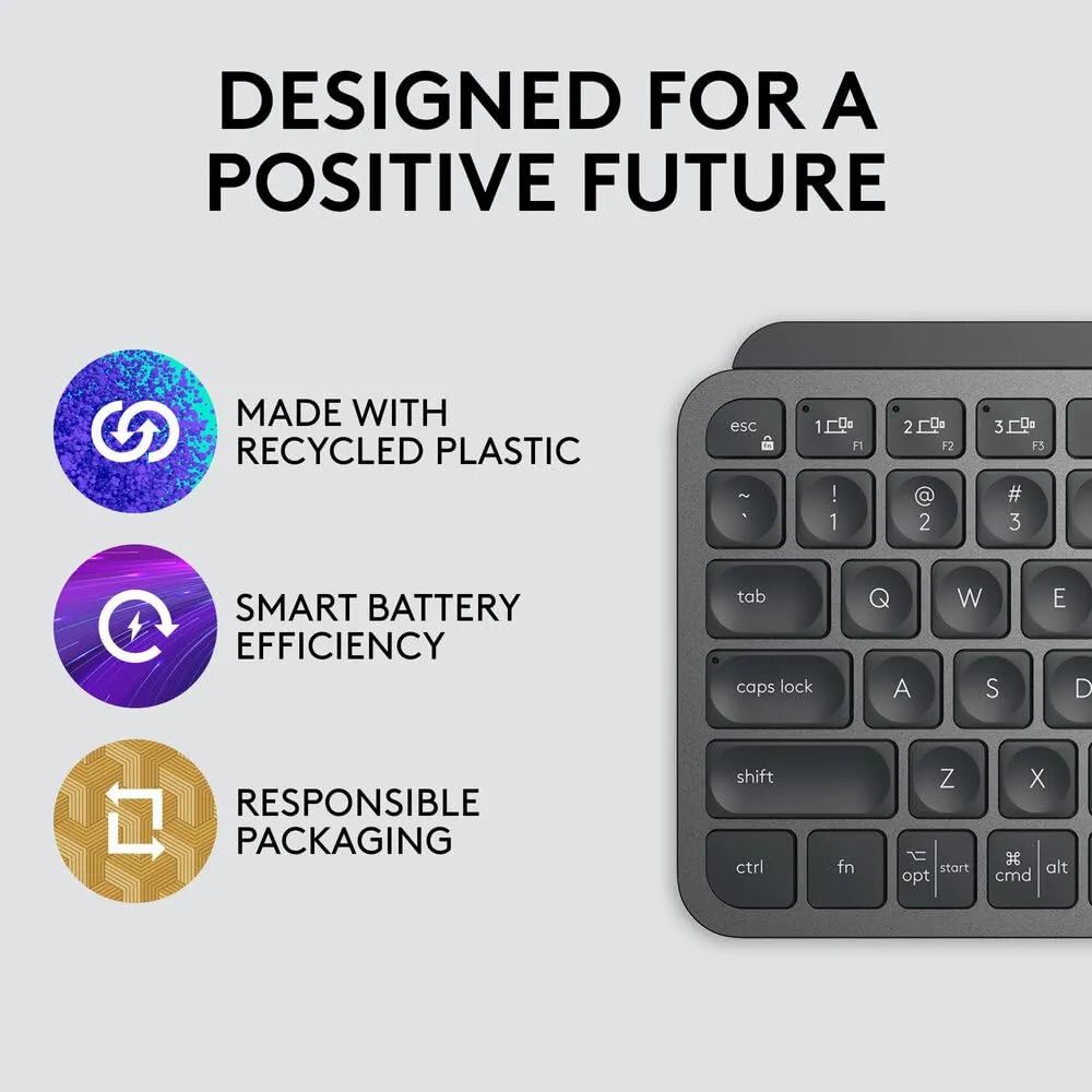 Logitech Wireless Keyboard Compact Mx Keys Mini Black (Open Box) view 4